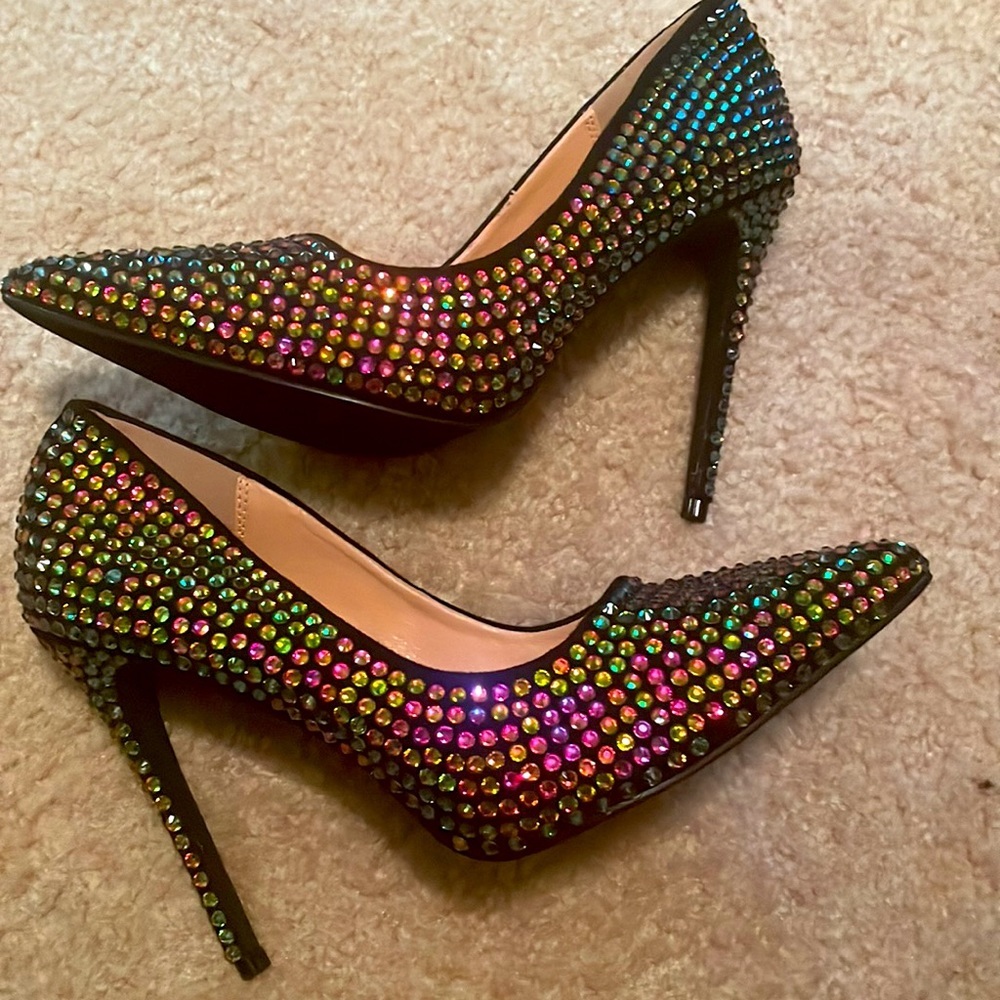 Vibrant Sparkly Liliana Stilettos